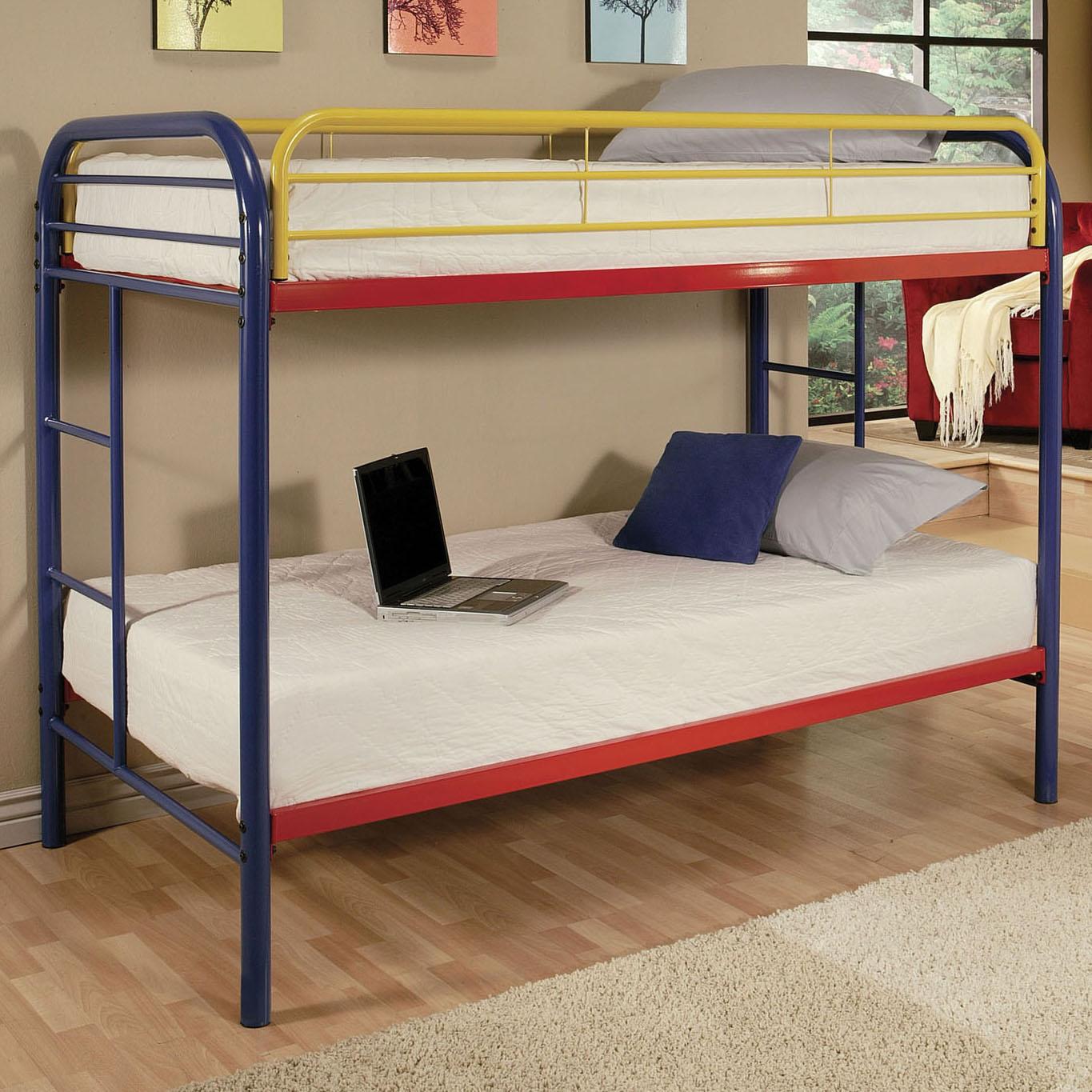 Acme Furniture Youth Bunk Beds Contemporary Twin/Twin Bunk Bed Value